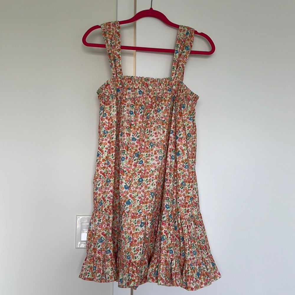 Aqua Eyelet Dress